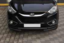Hyundai IX-35 2010–2015 Sprednji zaščitni lok ST014-1 Black (nerjavno jeklo) fotografija 4
