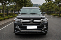 Toyota Land Cruiser 200 2007–2021 Sprednja zaščitna cev ST015 Black (2015+, nerjavno jeklo) fotografija 1