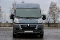 Citroen Jumper 2007–2025 Prednji zaščitni lok ST015 Black (nerjaveče jeklo) fotografija 1