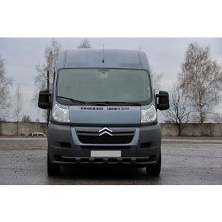 Prednji zaščitni lok ST015 Black (nerjaveče jeklo) Citroen Jumper 2007–2025 fotografija 1