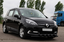 Renault Scenic/Grand 2009–2016 Prednji zaščitni lok ST015 Black (nerjaveče jeklo) fotografija 3