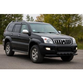 Prednji zaščitni lok ST015 Black (nerjaveče jeklo) Toyota Land Cruiser Prado 120 2002–2009 fotografija 2
