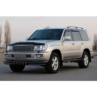 Prednji zaščitni lok ST015 Black (nerjaveče jeklo) Toyota Land Cruiser 100 1998–2007 fotografija 2