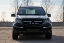 Mercedes GL class X164 2006–2012 Prednji zaščitni lok ST015 Black (nerjaveče jeklo) fotografija 2