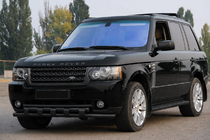 Range Rover III L322 2002–2012 Prednji zaščitni lok ST015 Black (nerjaveče jeklo) fotografija 1