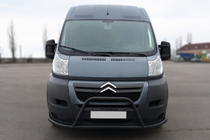 Citroen Jumper 2007–2025 Sprednji zaščitni lok ST019 Black (nerjaveče jeklo) fotografija 1
