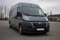 Citroen Jumper 2007–2025 Sprednji zaščitni lok ST019 Black (nerjaveče jeklo) fotografija 2