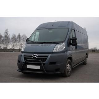 Sprednji zaščitni lok ST019 Black (nerjaveče jeklo) Citroen Jumper 2007–2025 fotografija 3