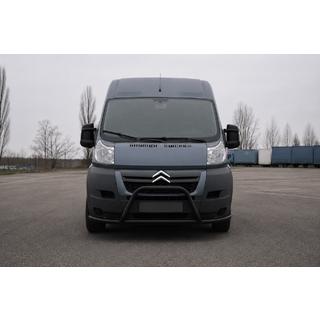 Sprednji zaščitni lok ST019 Black (nerjaveče jeklo) Fiat Ducato 2006–2025 fotografija 1