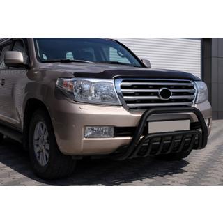 Sprednji zaščitni lok WT002 Black (nerjaveče jeklo) Toyota Land Cruiser 200 2007–2021 fotografija 2