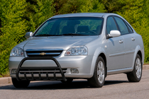 Chevrolet Lacetti 2003–2024 Sprednji zaščitni lok WT003 Black (60 mm, nerjavno jeklo) fotografija 1