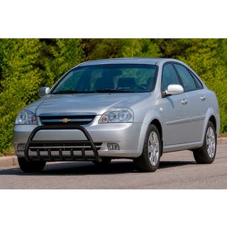 Sprednji zaščitni lok WT003 Black (60 mm, nerjavno jeklo) Chevrolet Lacetti 2003–2024 fotografija 1