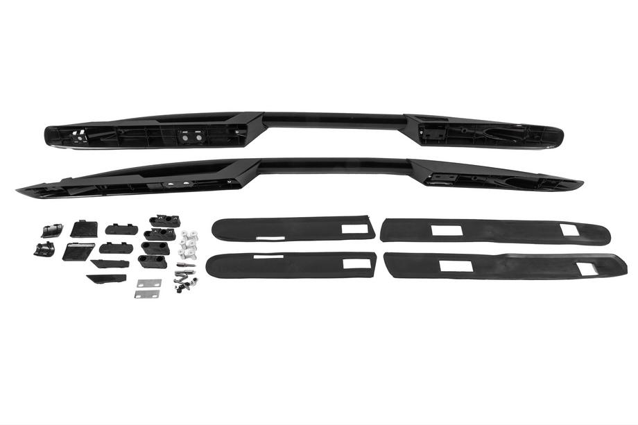 Honda CRV 2007–2011 OEM črne strešne vzdolžne letve (ABS plastika, vijačna montaža) Fotografija 9