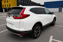 Honda CRV 2017–2022 Integrirani strešni nosilci črni OEM (aluminij) fotografija 3