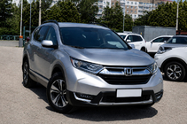 Honda CRV 2017–2022 Črne OEM strešne vzdolžne letve (aluminij) fotografija 3