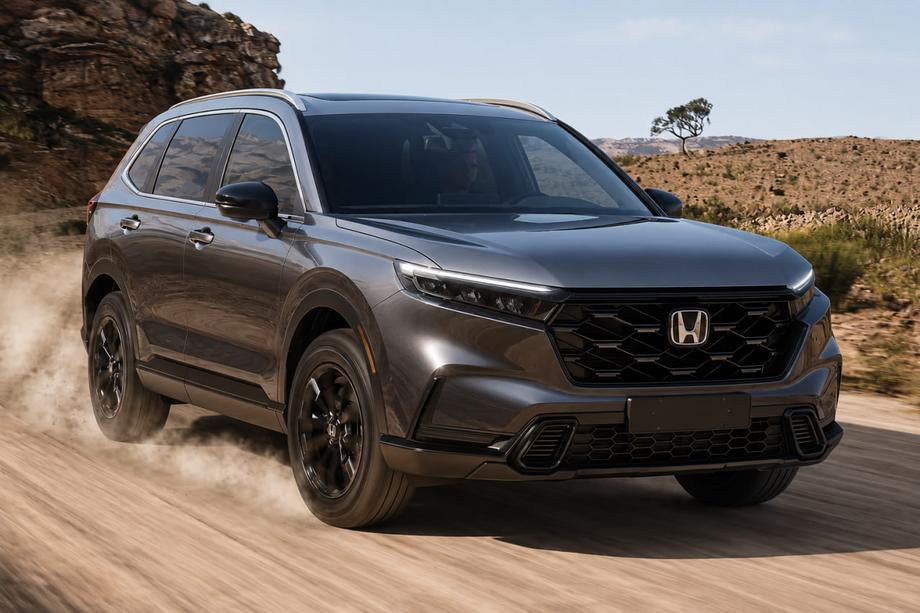Honda CRV 2022– Integrirani strešni nosilci (relingi), sivi OEM (ABS plastika, montaža z lepljenjem) Image