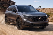 Honda CRV 2022– Integrirane strešne sani črne OEM (ABS plastika, montaža z lepilom) fotografija 1