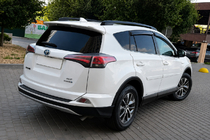 Toyota Rav 4 2013–2018 Črne OEM strešne vzdolžne letve (aluminij) fotografija 1