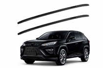 Toyota Rav 4 2019–2025 Integrirane strešne sani črne OEM (ABS plastika, montaža z lepilom) fotografija 1