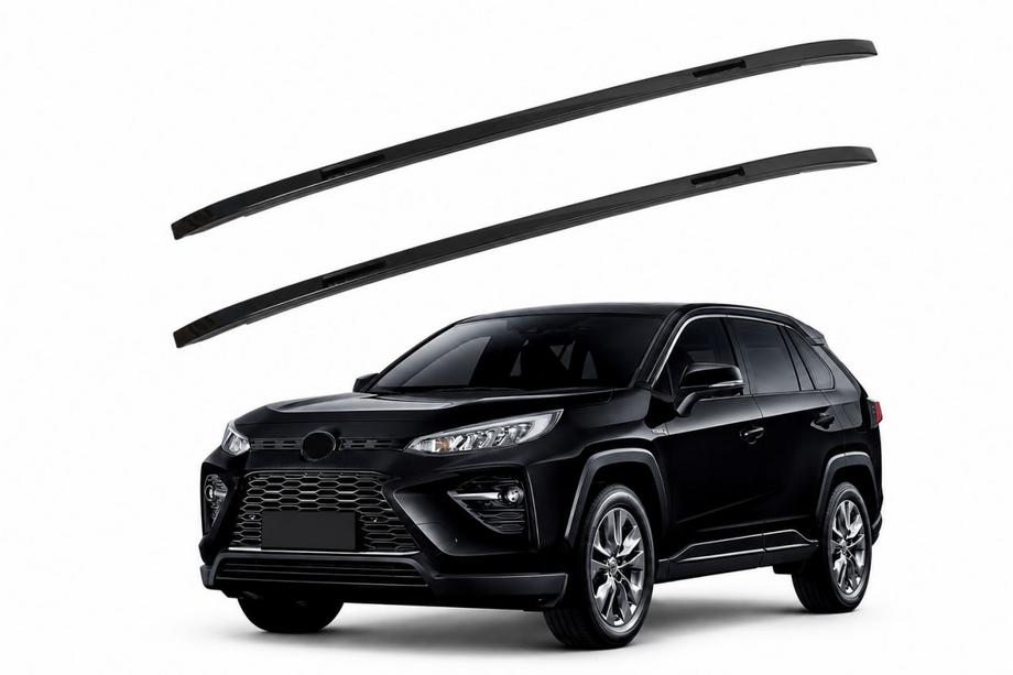 Toyota Rav 4 2019–2025 Integrirane strešne sani črne OEM (ABS plastika, montaža z lepilom) Image