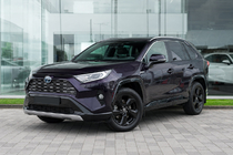Toyota Rav 4 2019–2025 Integrirani strešni nosilci (relingi), sivi OEM (ABS plastika, montaža z lepljenjem) fotografija 1