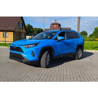 Integrirani strešni nosilci črni OEM (ABS plastika) Toyota Rav 4 2019–2025 fotografija 2