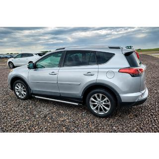 Sivi OEM strešni vzdolžni nosilci (aluminij) Toyota Rav 4 2019–2025 fotografija 1