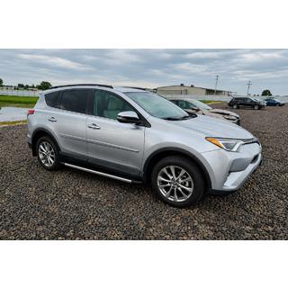 Črne OEM strešne vzdolžne letve (aluminij) Toyota Rav 4 2019–2025 fotografija 2