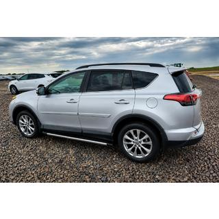 Črne OEM strešne vzdolžne letve (aluminij) Toyota Rav 4 2019–2025 fotografija 1