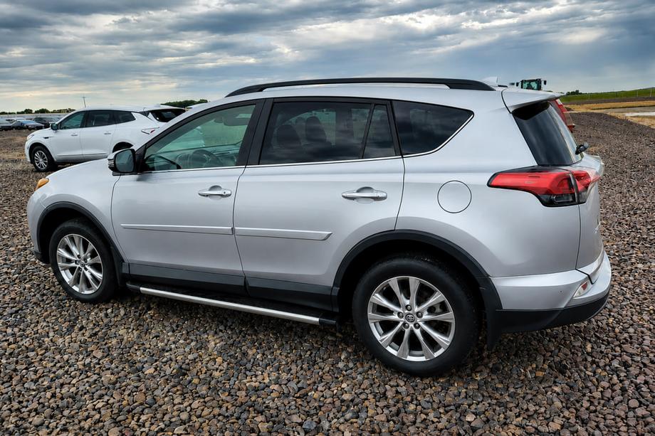 Toyota Rav 4 2019–2025 Črne OEM strešne vzdolžne letve (aluminij) Image