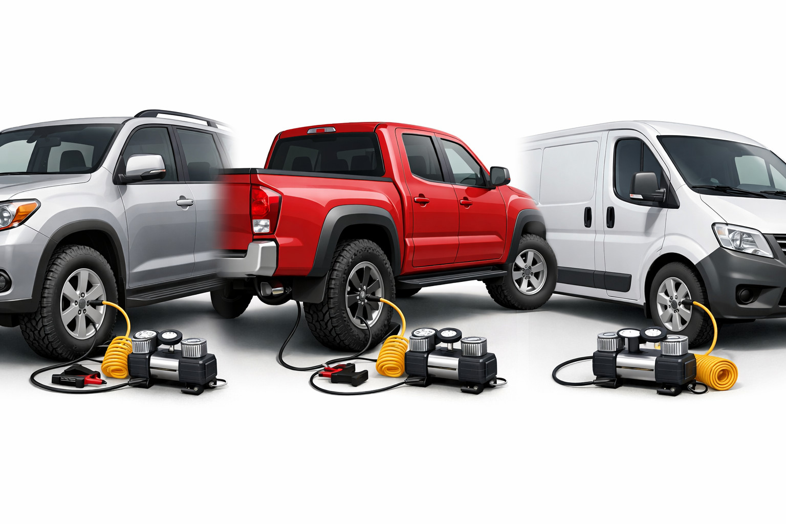 Kateri kompresor potrebujete za SUV, pick-up ali kombi