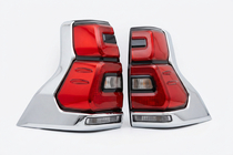 Toyota Land Cruiser Prado 150 2009–2023 LED zadnje luči Chrome V2 (2017-2023, 2 kos) fotografija 6