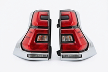 Toyota Land Cruiser Prado 150 2009–2023 LED zadnje luči Chrome V2 (2017-2023, 2 kos) fotografija 2