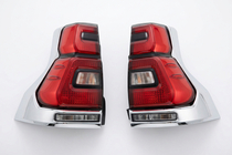 Toyota Land Cruiser Prado 150 2009–2023 LED zadnje luči Chrome V2 (2017-2023, 2 kos) fotografija 5