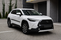 Toyota Corolla Cross 2020– Integrirani strešni nosilci sivi OEM (ABS plastika, montaža z lepilom) fotografija 3
