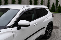 Toyota Corolla Cross 2020– Integrirani strešni nosilci sivi OEM (ABS plastika, montaža z lepilom) fotografija 4
