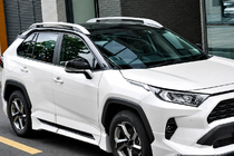 Toyota Corolla Cross 2020– Sivi OEM strešni vzdolžni nosilci (aluminij) fotografija 3