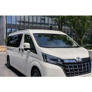 Integrirani strešni relingi sivi OEM (2019-, long, aluminij, montaža z lepilom) Toyota HiAce fotografija 2