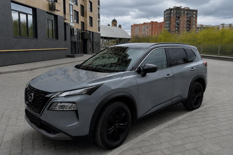 Nissan X-trail T33/Rogue 2022– Integrirani strešni nosilci črni OEM (ABS plastika) Image