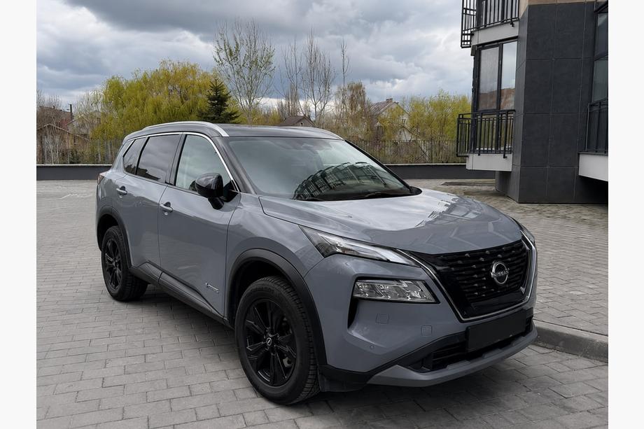 Nissan X-trail T33/Rogue 2022– Integrirani strešni relingi sivi OEM (ABS plastika) Image