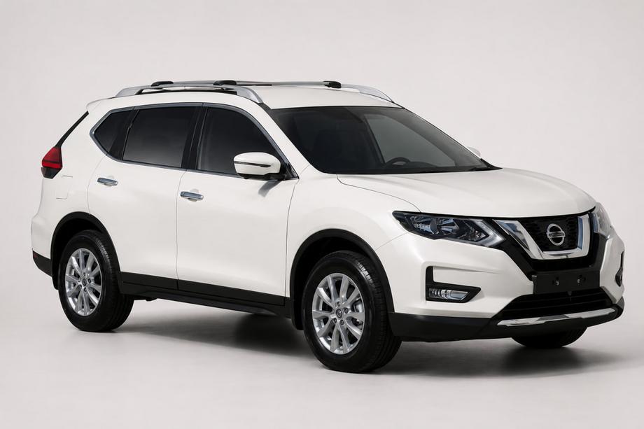 Nissan X-trail T33/Rogue 2022– OEM strešne letve sive (ABS plastika, montaža z lepilom) Fotografija 1