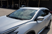 Nissan Murano 2014– OEM strešne letve sive (ABS plastika, montaža z lepilom) fotografija 3