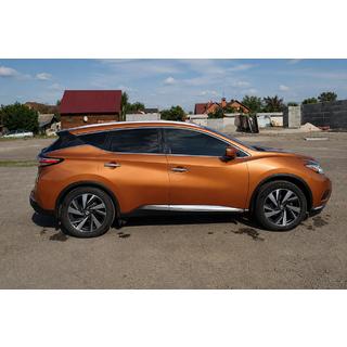 OEM strešne letve sive (ABS plastika, montaža z lepilom) Nissan Murano 2014– fotografija 1