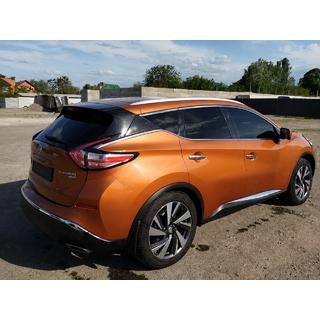 OEM strešne letve sive (ABS plastika, montaža z lepilom) Nissan Murano 2014– fotografija 2