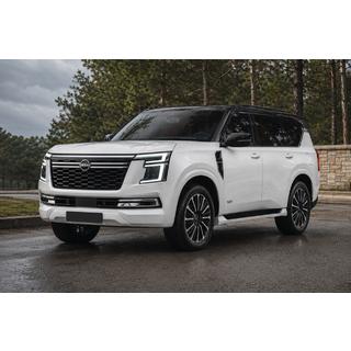 Integrirani strešni nosilci črni OEM (aluminij) Nissan Patrol Y63 2025– fotografija 1