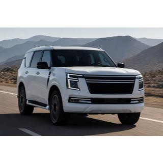 Integrirane strešne letve sive OEM (aluminij) Nissan Patrol Y63 2025– fotografija 2