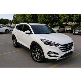 Integrirani strešni nosilci, črni OEM (ABS plastika, montaža z lepilom) Hyundai Tucson TL 2016–2021 fotografija 2