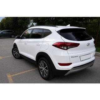 Integrirani strešni nosilci, črni OEM (ABS plastika, montaža z lepilom) Hyundai Tucson TL 2016–2021 fotografija 3