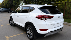 Hyundai Tucson TL 2016–2021 Integrirani strešni nosilci sivi OEM (ABS plastika, montaža z lepilom) fotografija 3