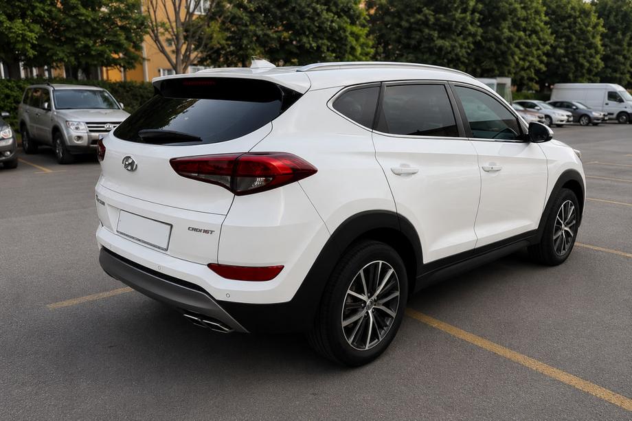 Hyundai Tucson TL 2016–2021 Integrirani strešni nosilci sivi OEM (ABS plastika, montaža z lepilom) Image